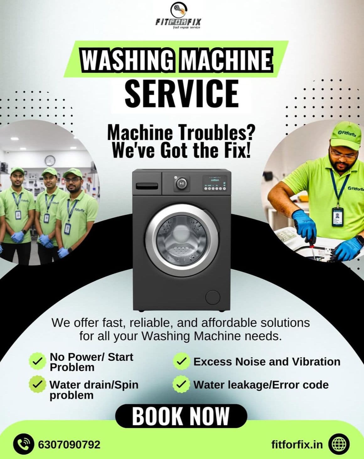 Washing Machine Service by Fitforfix – Reliable & Professional Care